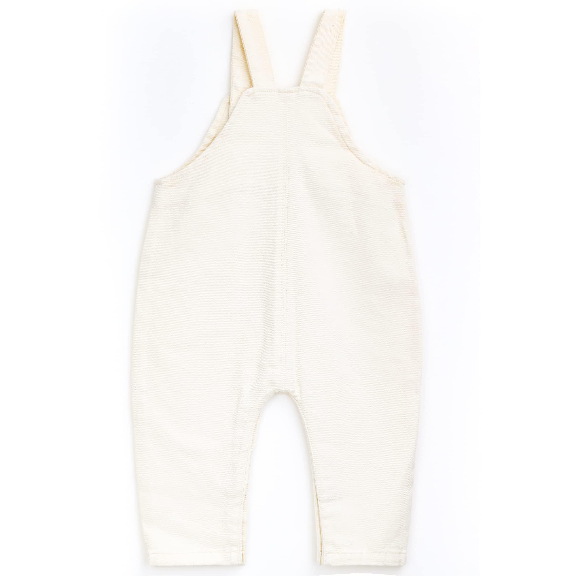 Salopette in Denim Cotone per Neonati e Bambini Pantaloni Jeans con Bretelle Tinta Unita Blu Scuro Taglia 80/86/92/98/104