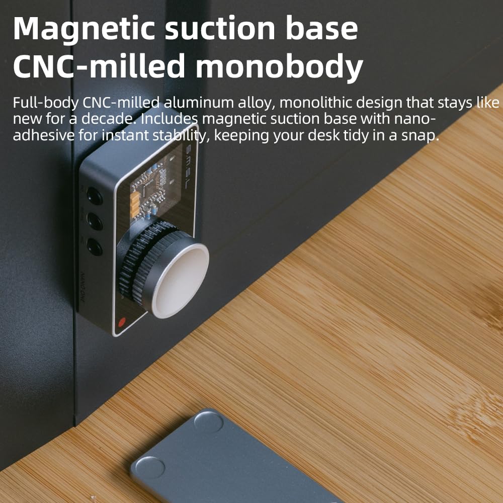 SMSL Nano ONE, tarjeta de sonido externa para juegos, entrada USB, salida de auriculares de 3.5 mm, cuatro modos: música/juego/7.1 virtual/mejora de voz se conecta a teléfonos/tabletas/computadoras