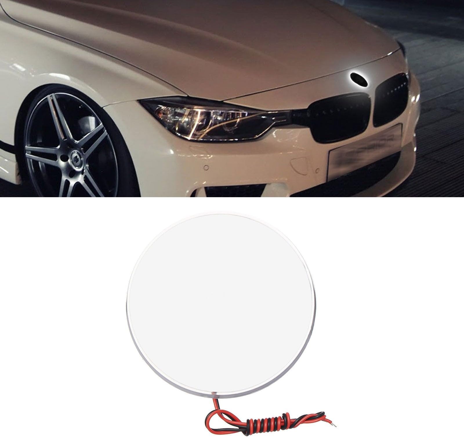 Amazon.com: x xotic tech 82mm/3.2'' Front Grille Rear Trunk Logo Badge ...