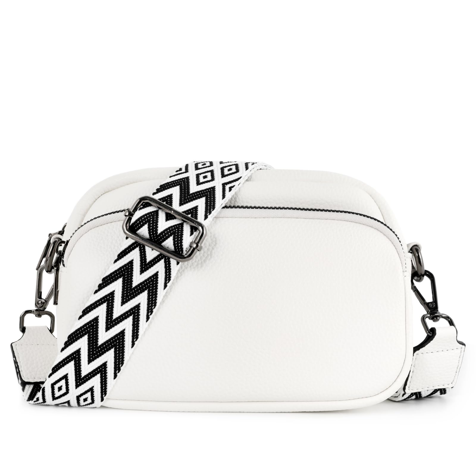 TANTOMI Umhängetasche Damen Klein, Crossbody Bag Damen Handytasche zum Umhängen, Moderne Handtasche Damen Klein mit Breitem Schultergurt, Damen Tasche Tägliches Arbeiten, Einkaufen,Reisen