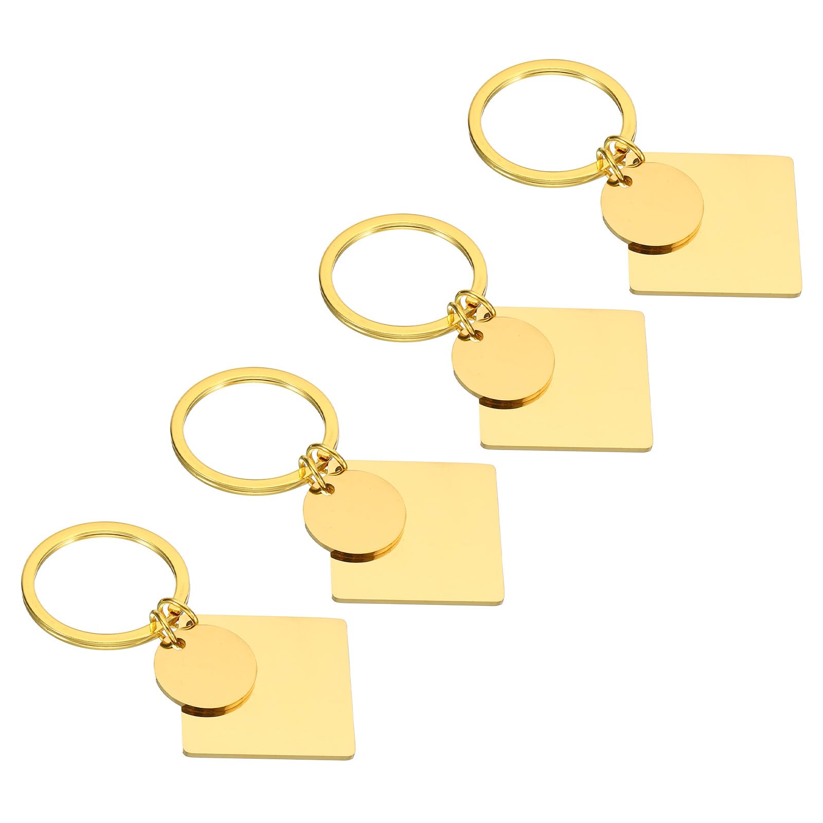 PATIKIL 4Pcs Metal Stamping Blanks