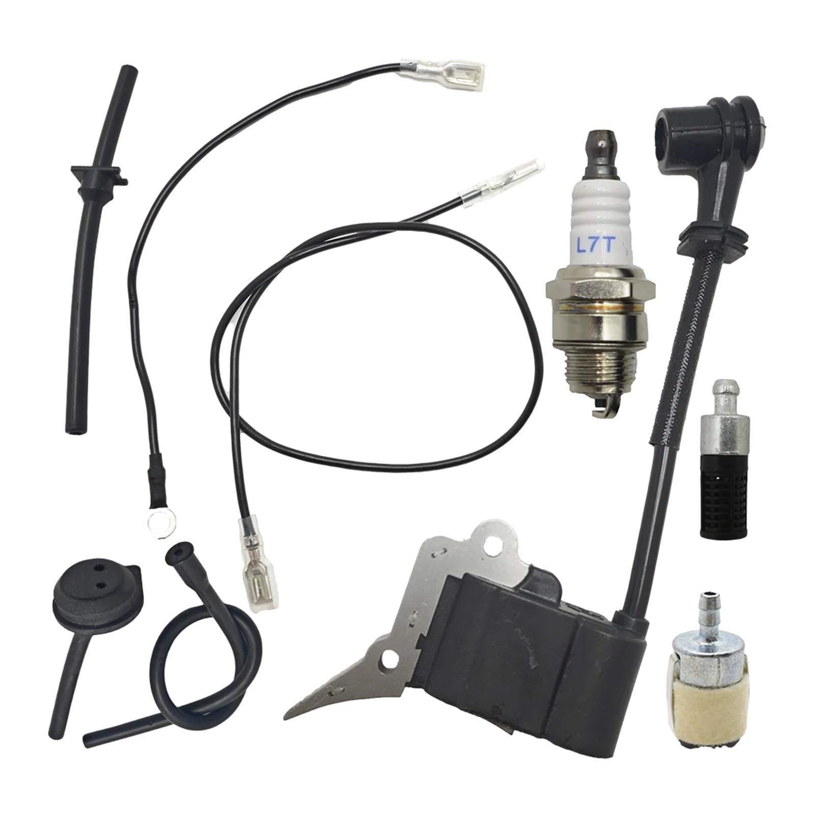 Dingmao Ignition Coil Module Fuel Filter Line Pipe Kit For Chainsaw 2500 25CC Zenoah G2500 Garden Spare Parts