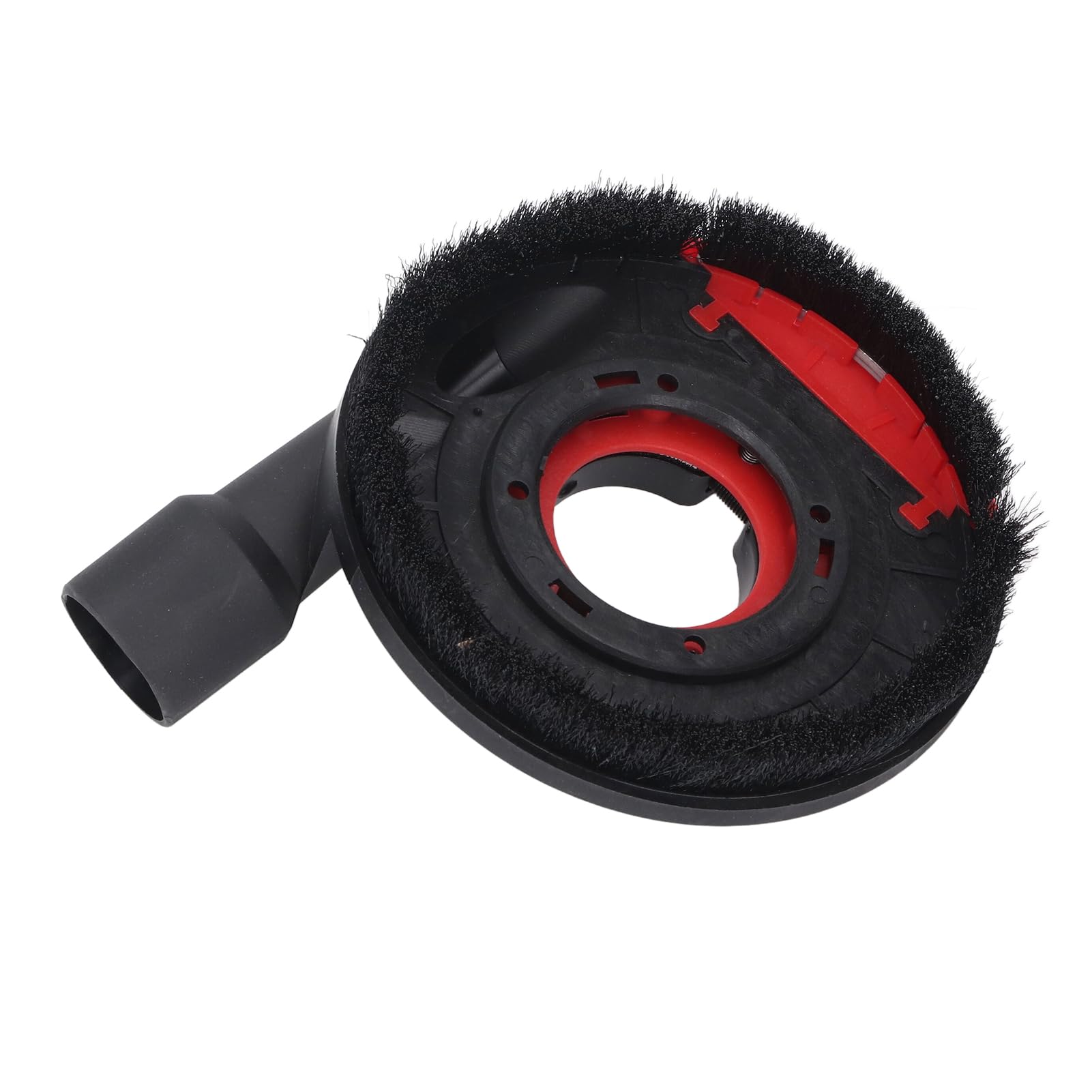 4 Inch Dust Shroud for 100mm 115mm Angle Grinder with 2 Grinding Wheel Stone Polishing (Red Black)