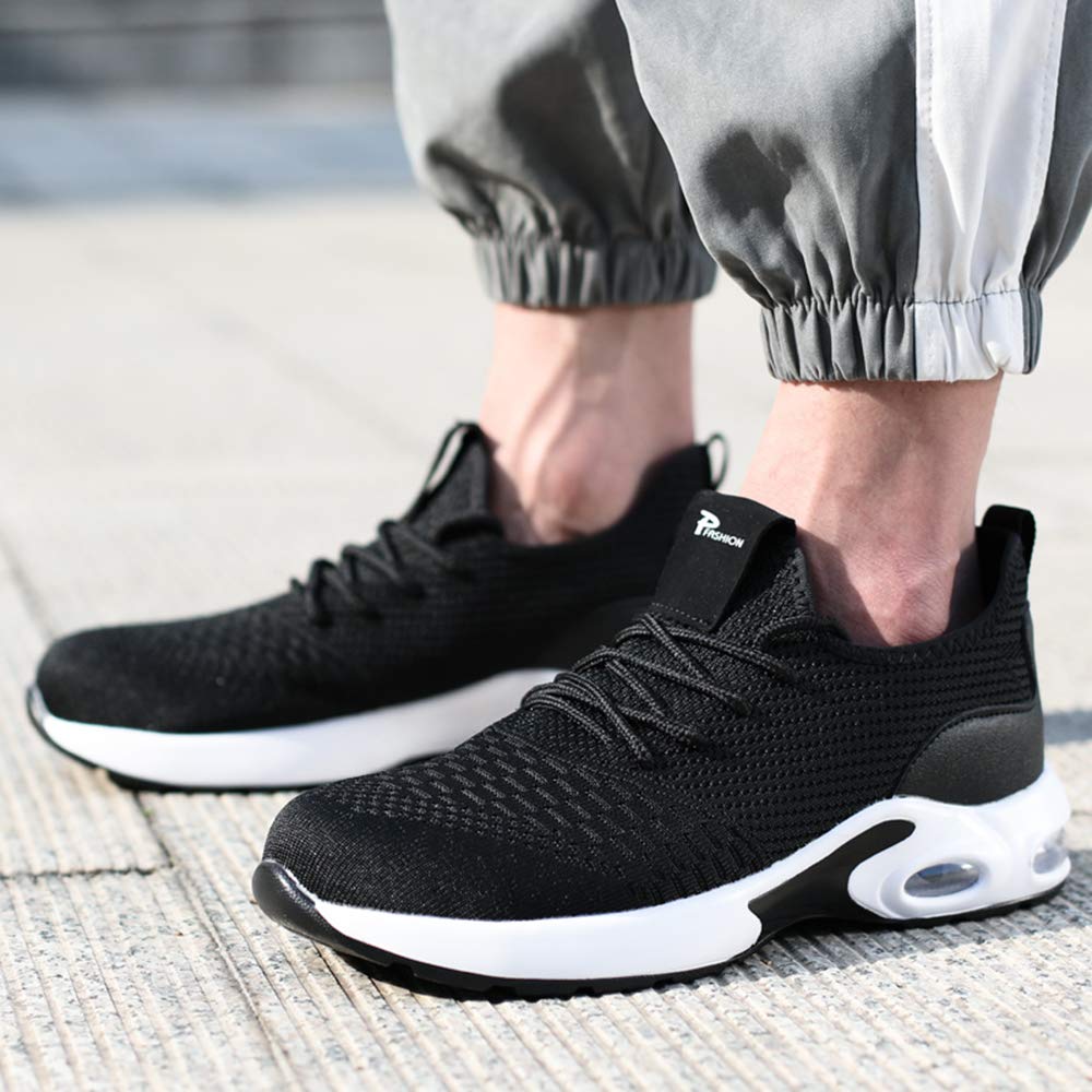 Zapatos de Seguridad para Hombre Mujer Comodo y Ligeros Calzado de Seguridad Anti-Piercing Zapatillas Trabajo con Punta de Acero