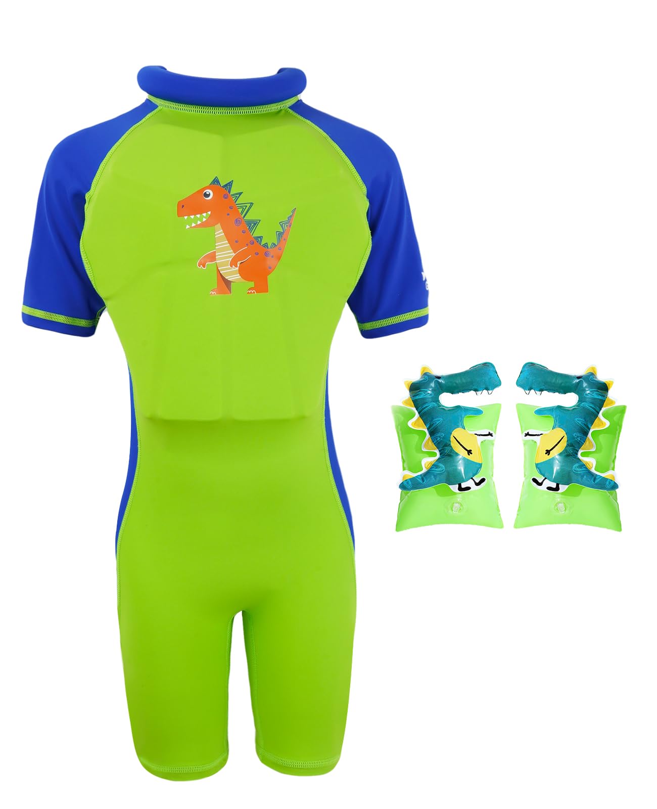 Gogokids Float Swimsuit for Boys Girls, Kids One Piece Swimwear Float Suit for Swimming Trainer