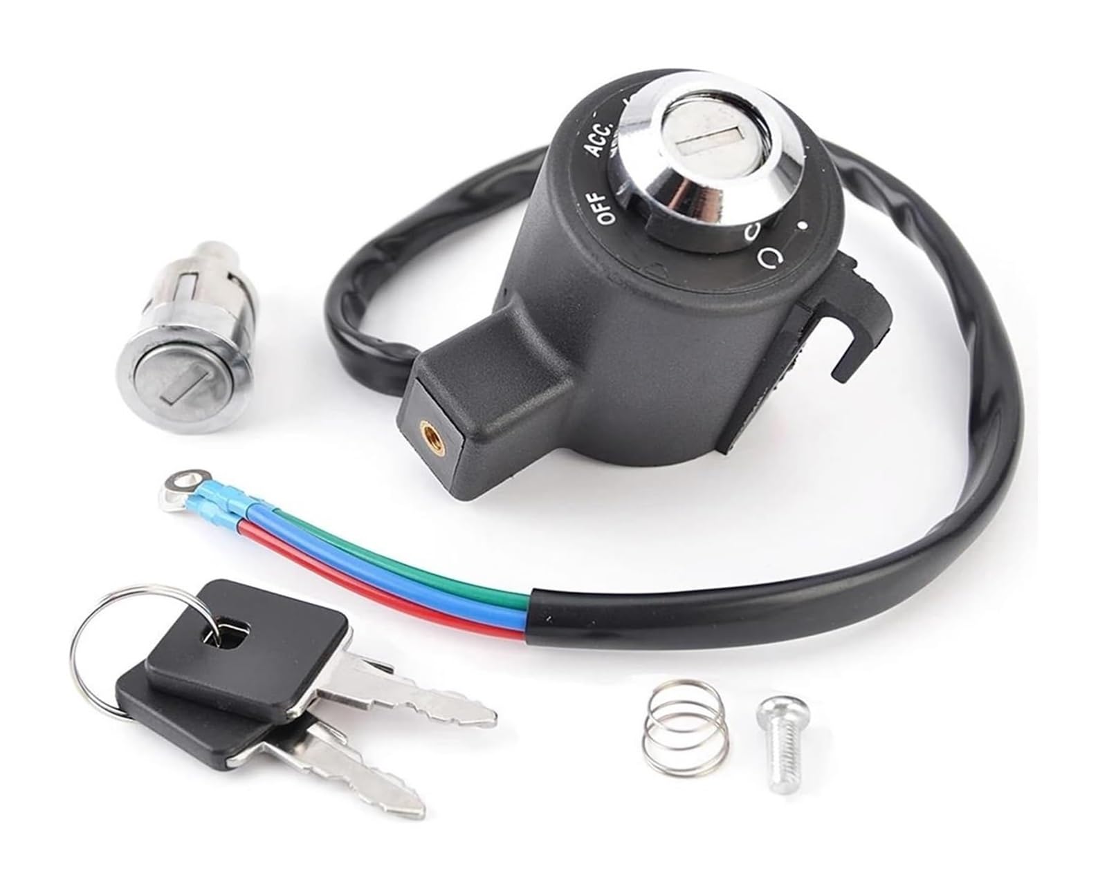 Cerradura De Encendido para Sportster para XL883 para XL883C 1999-2005 Accesorios De Interruptor Arranque Juego Llaves Bloqueo Tapa Combustible Encendido Motocicleta