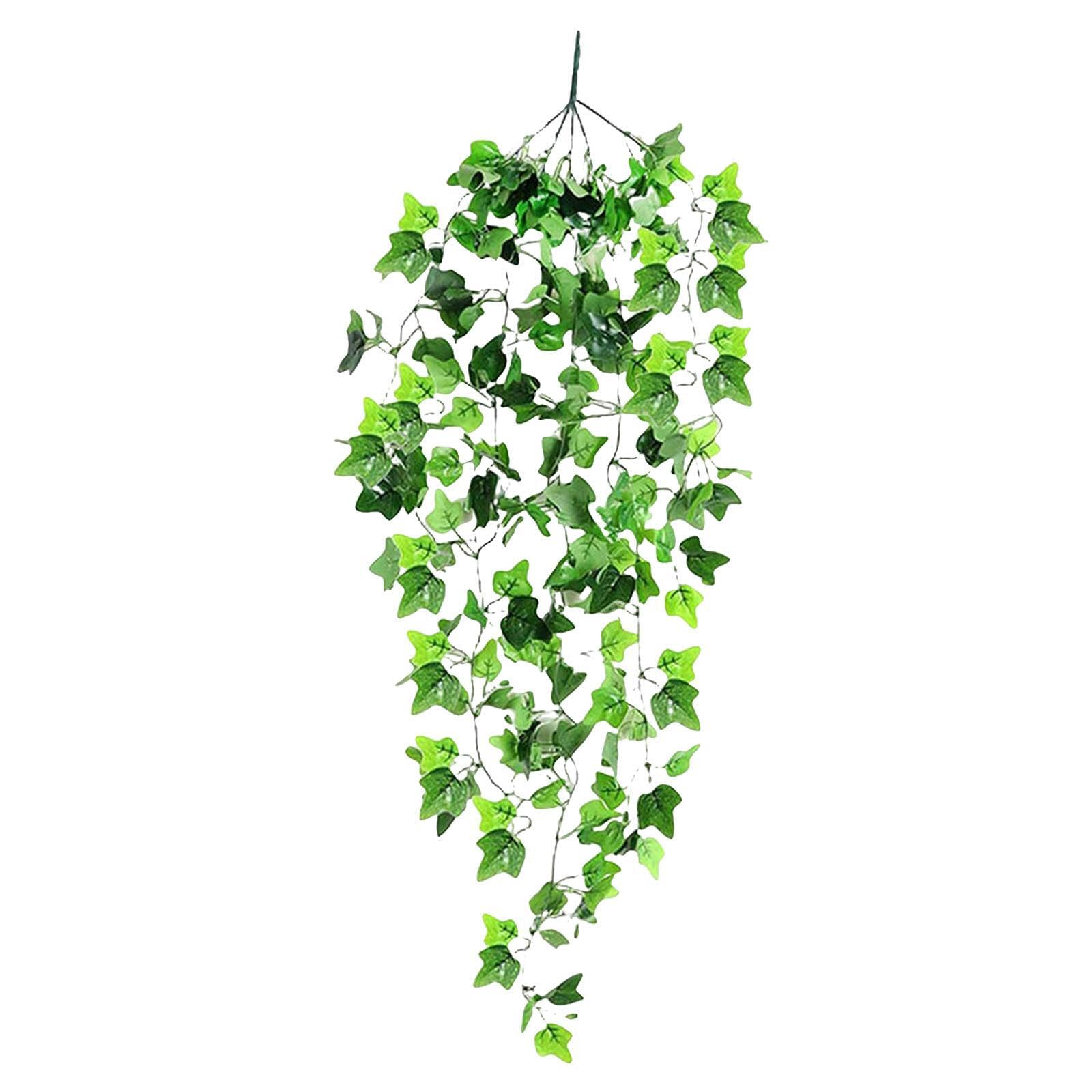 PIXZCSA Artificial Ivy Wreath Plants Vine For Office Wedding Fake Hanging Garland Plants Vine Home Decoration Hanging Fake Vines