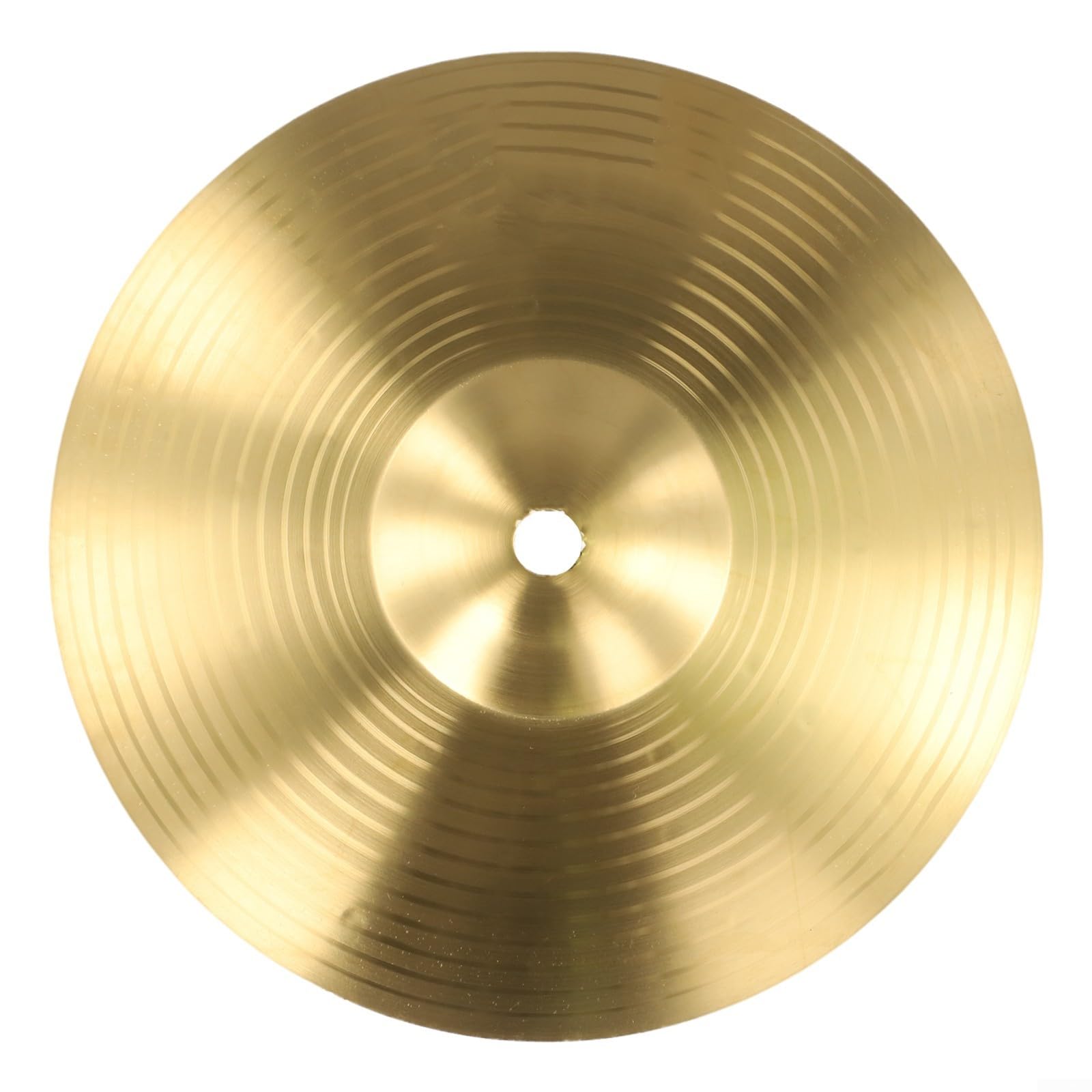 Ensemble de cymbales en laiton pour percussion Splash Crash Hi Hat Jazz Drum pour instrument en laiton (20,3 cm)