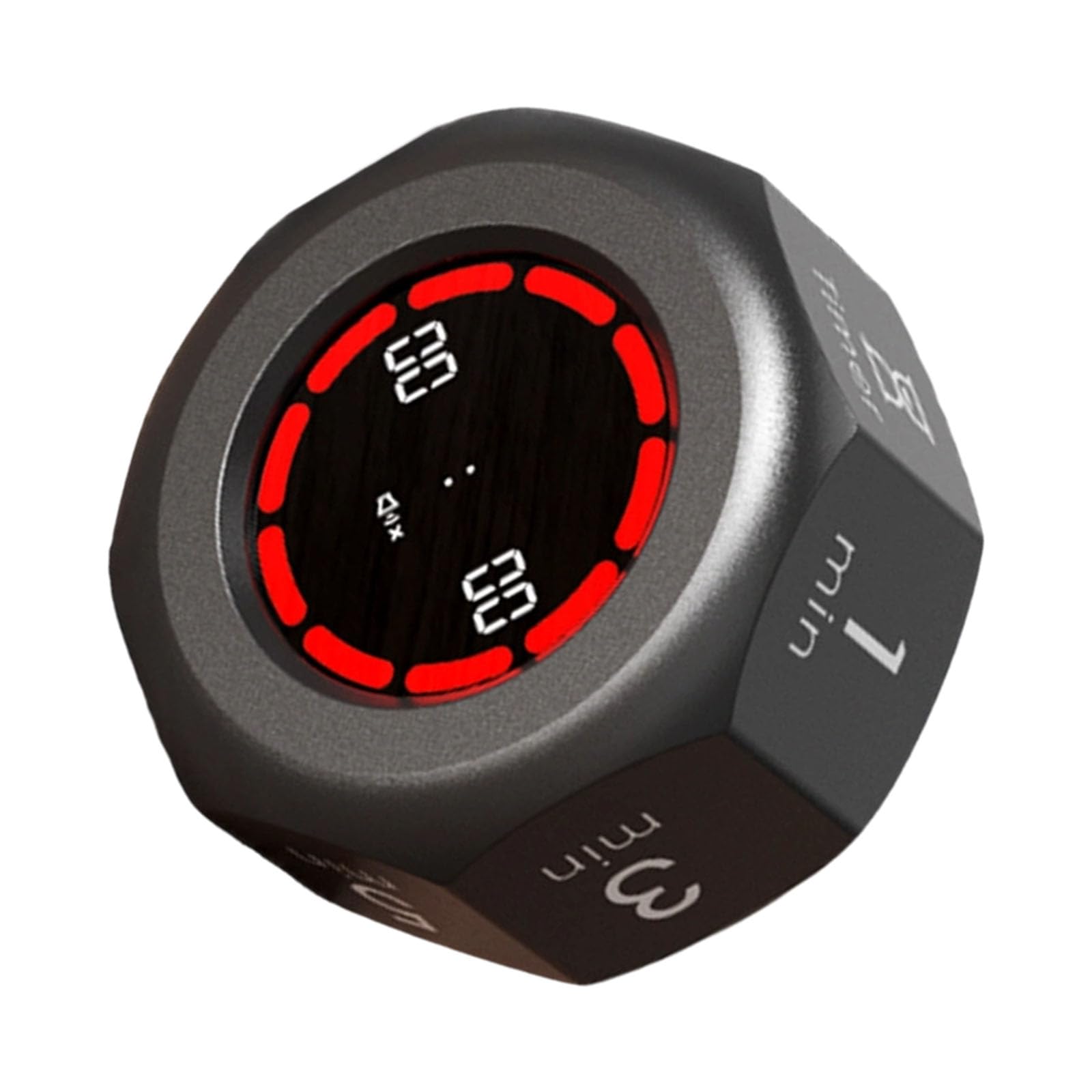 jiingekk Efficient Time Management Tool Gravities Sensors Visual Timer LCD Display Rechargeable for Classroom Kitchen Time Trackers Rotating Timer