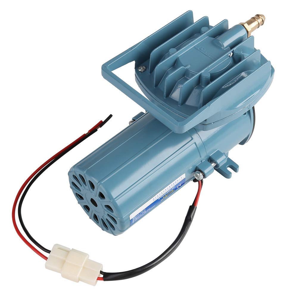 Bomba de Aire para Acuario, CC 12 V, 35 W, supersilenciosa, portátil, Bomba de oxígeno, aireador de Bomba de Aire, Bomba de Aire CC para acuarios para estanques de Peces, 68 l/min