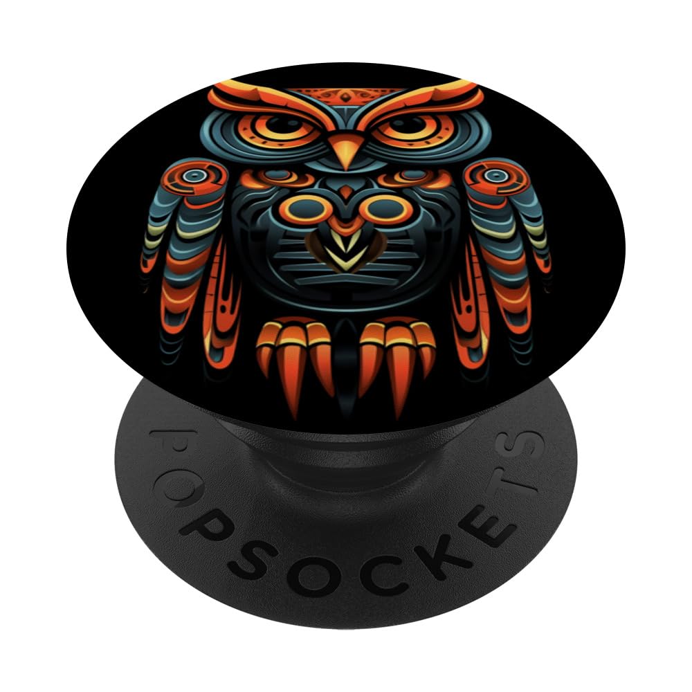PopSockets PopGrip Con Ape, Mezzaluna E Fiori, Design Boho Viola E Lilla, Intercambiabile - 2