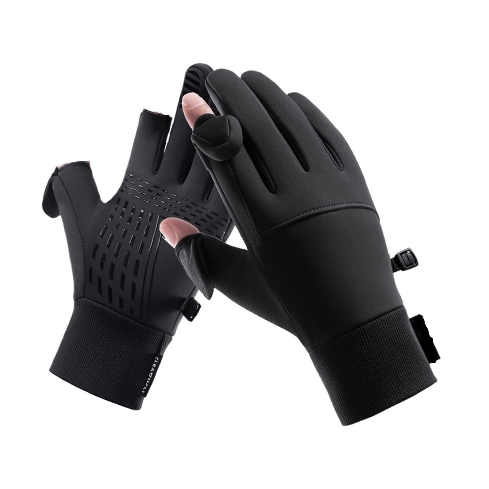 Winter Thermo Vollfinger Fahrradhandschuhe Winddicht Touchscreen Herren Damen Wasserdicht Fahrrad Anti-Rutsch Fahrrad