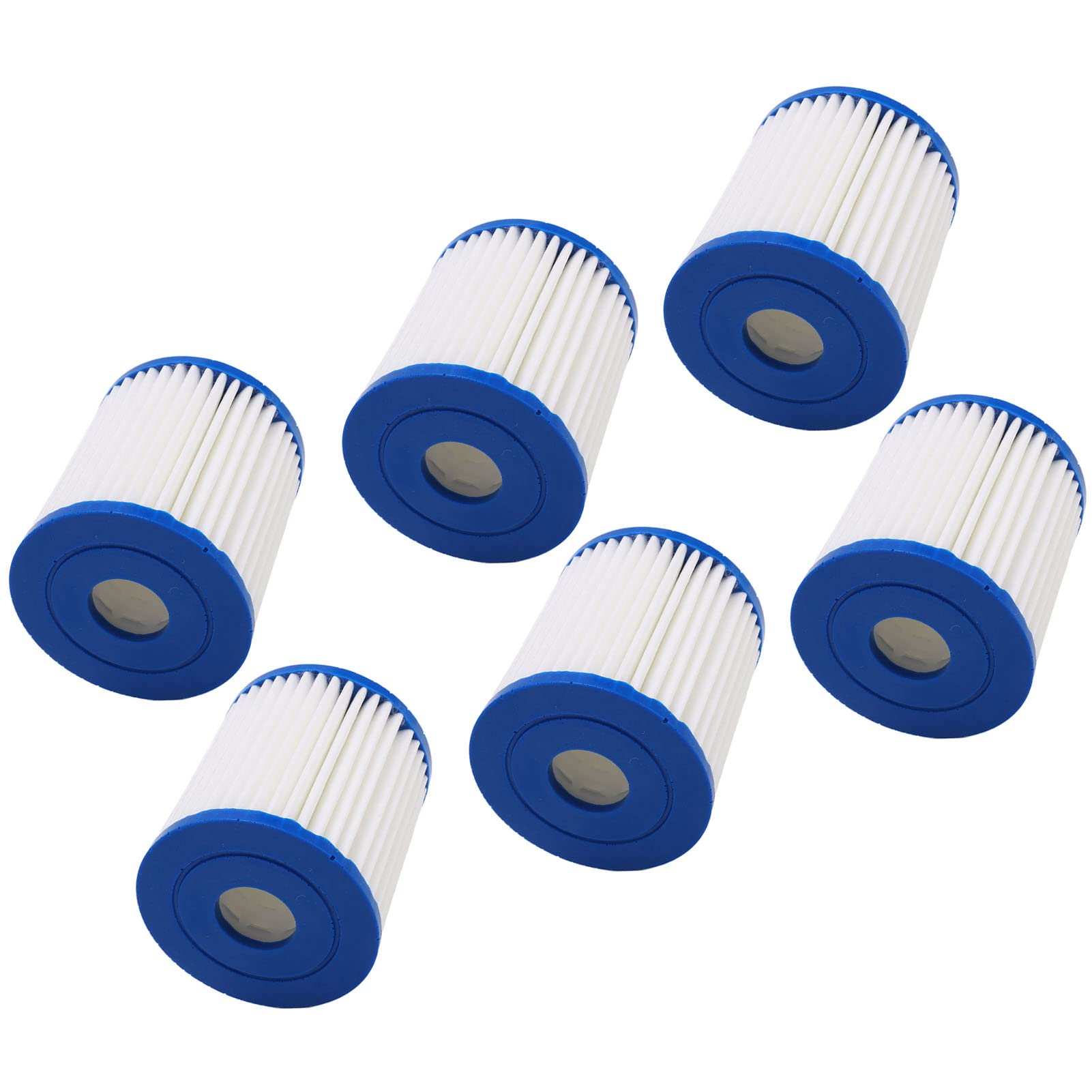 Pool Filter Cartridge, 6PCS Filter Cartridge, Replacement Swimming Pool Polyester Filter, Replacement Undersink Water Filtration Filters