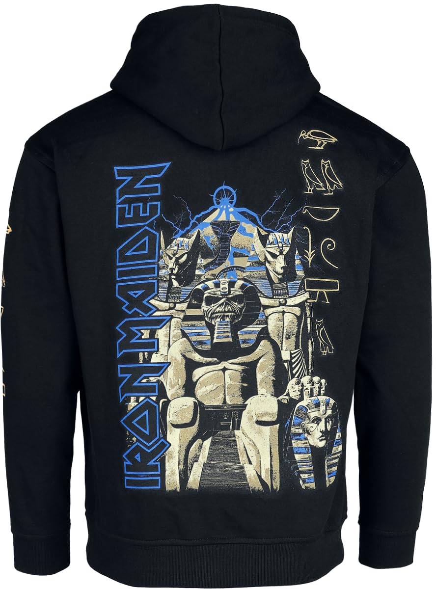 Iron Maiden New Powerslave Männer Kapuzenpullover schwarz Band-Merch, Bands