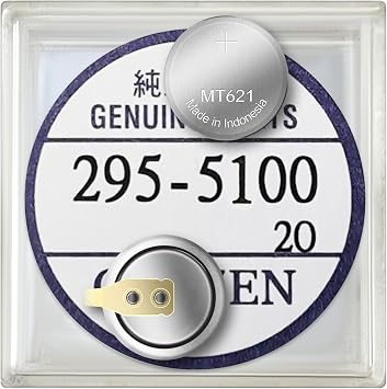295-5100 Battery,2026 New Rechargeable Battery for Citizen Eco Drive Watch Capacitor 295-5100 MT621 BP10, E000, E001, E010, E011