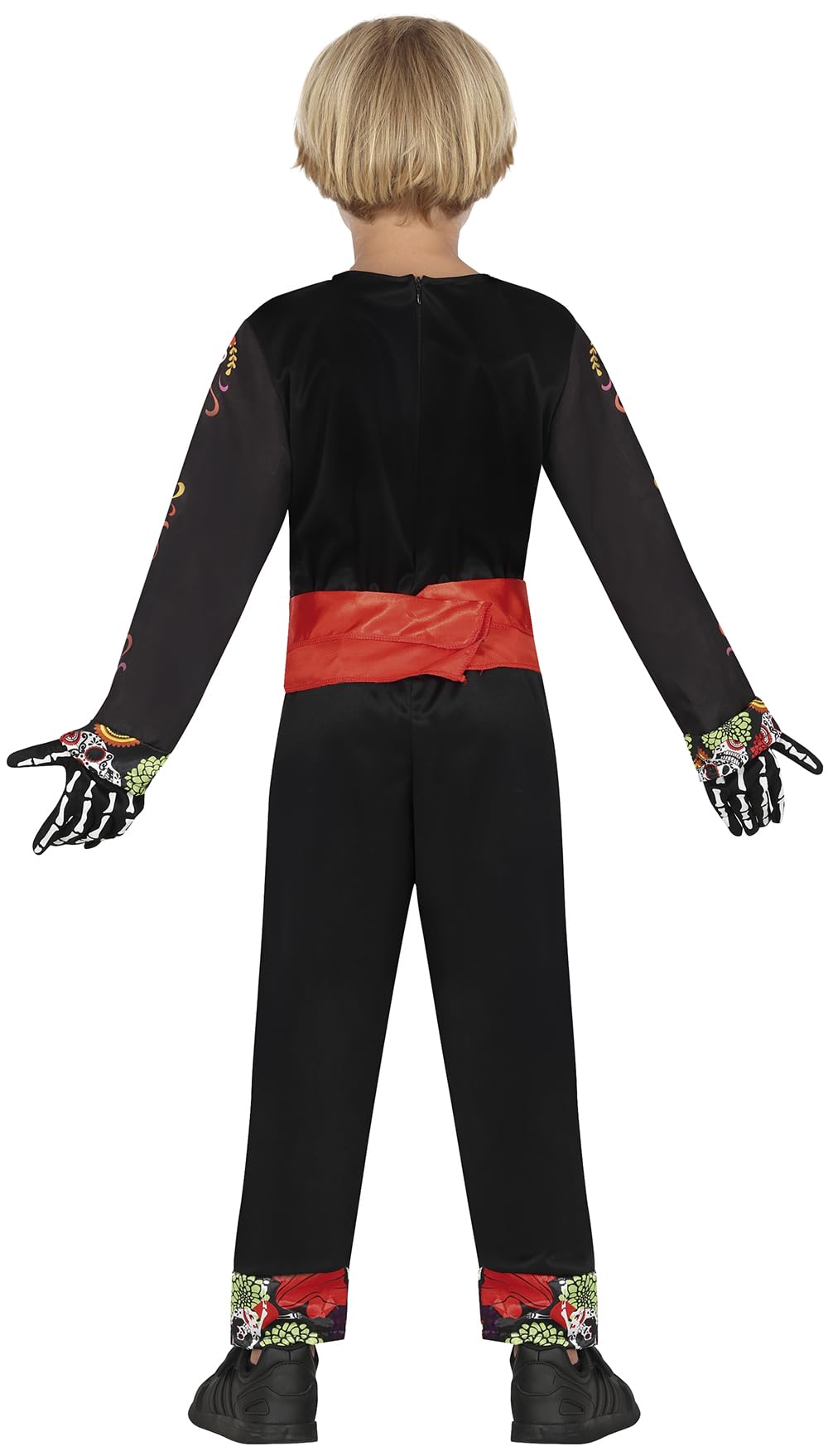 FIESTAS GUIRCA Mariachi Skeleton Boys Fancy Dress Costume - Mexican Day of the Dead Suit - Boys Halloween Costumes Age 7-9 Years - Image 3