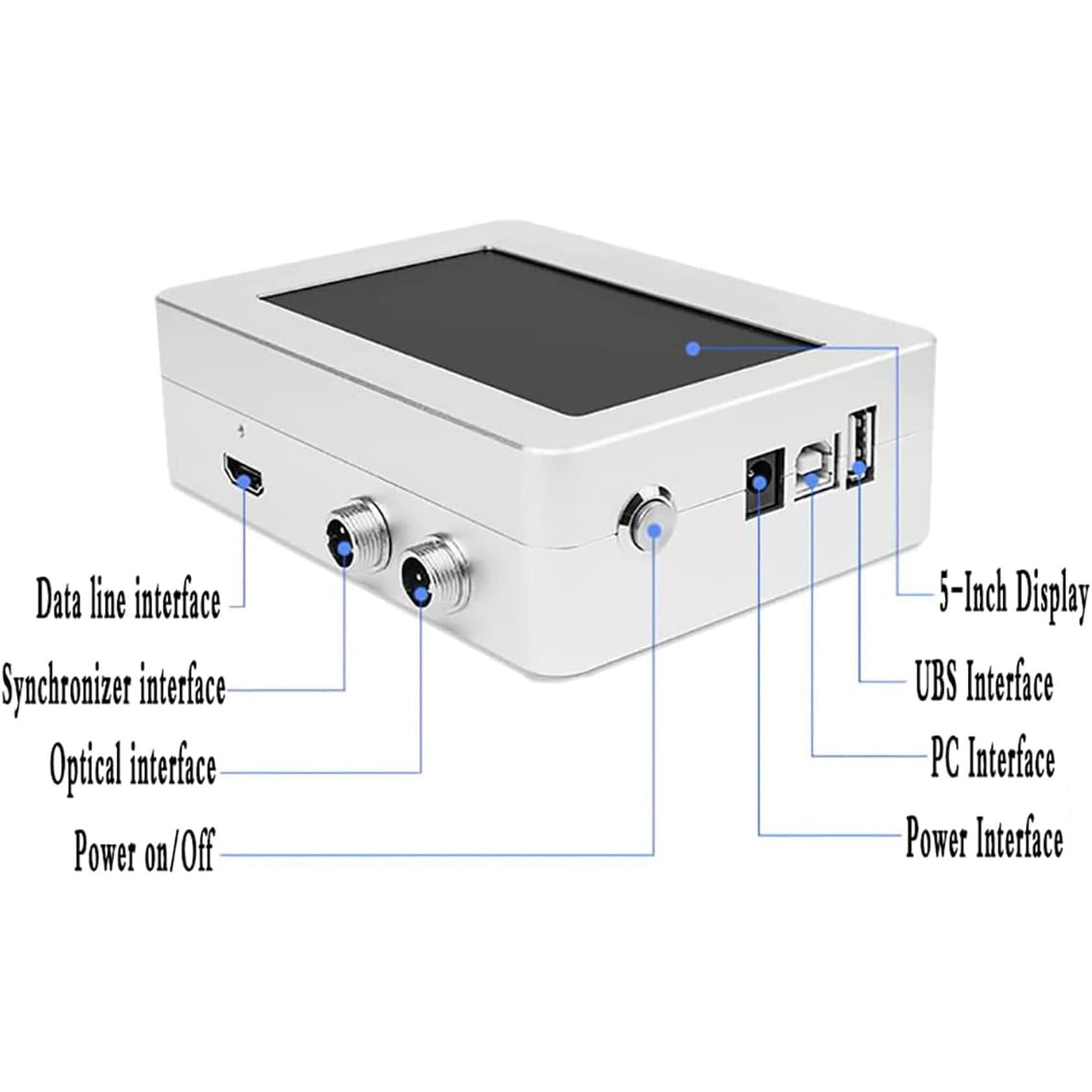UMJIGF Inkjet Printer, 12.7/25.4mm Commercial Portable Small Printer Inkjet Coder, Automatic Coding Machine Online Assembly Line Production Date Batch Number Printer Barcode,12.7MM