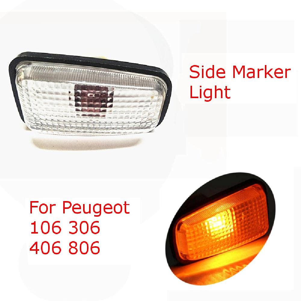 Connecteur Prise Répétiteur Latéral 2 Pins Pour Clignotant Peugeot 106 306 Citroën - Pièce Neuve