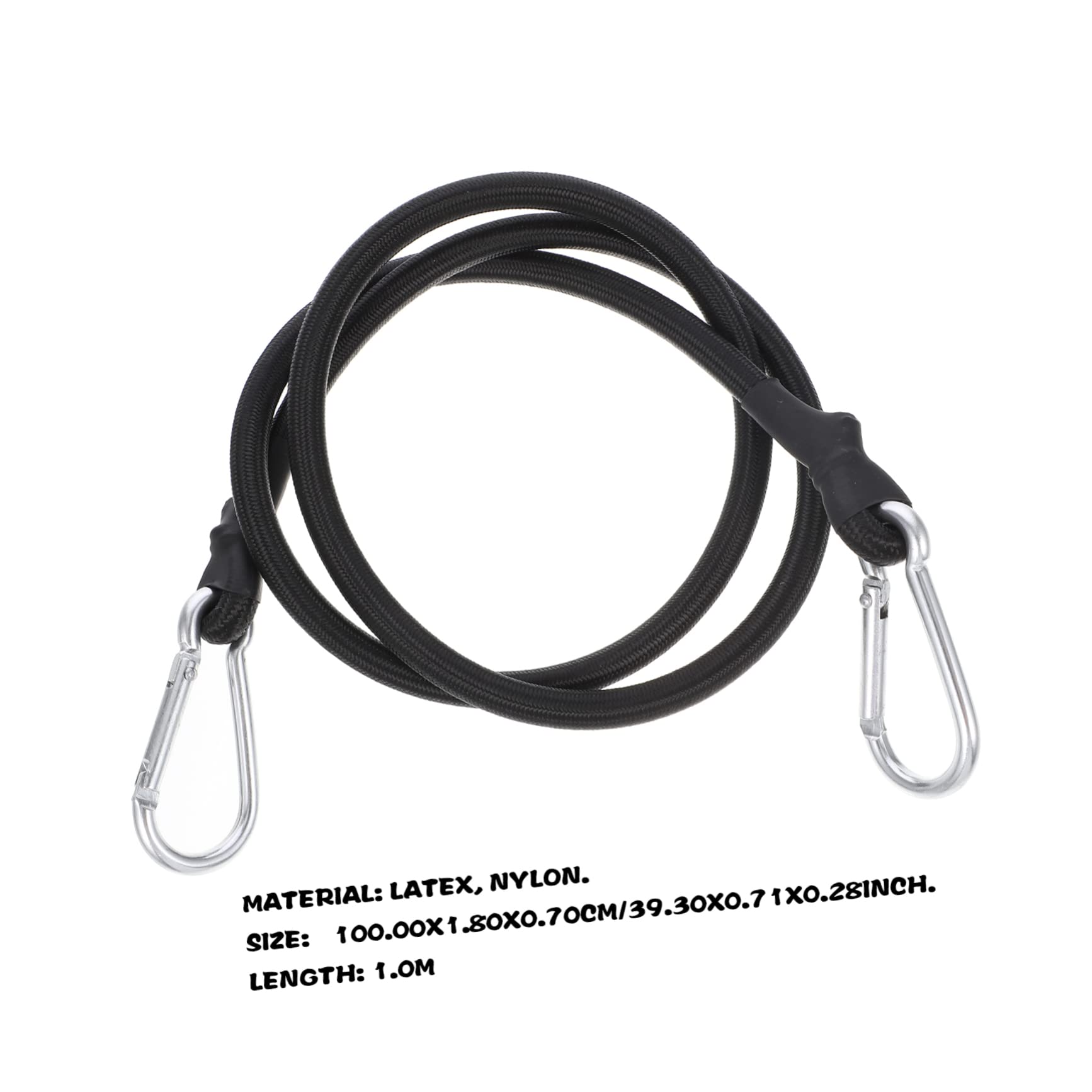 TOYANDONA 6 Pezzi Cinghie Elastiche Con Ganci Cinghia Elastica Per Bagagli Da Bicicletta Con Corda Fissa Cinghie Elastiche Per Trasporto Su Veicoli a Due Ruote e Scooter