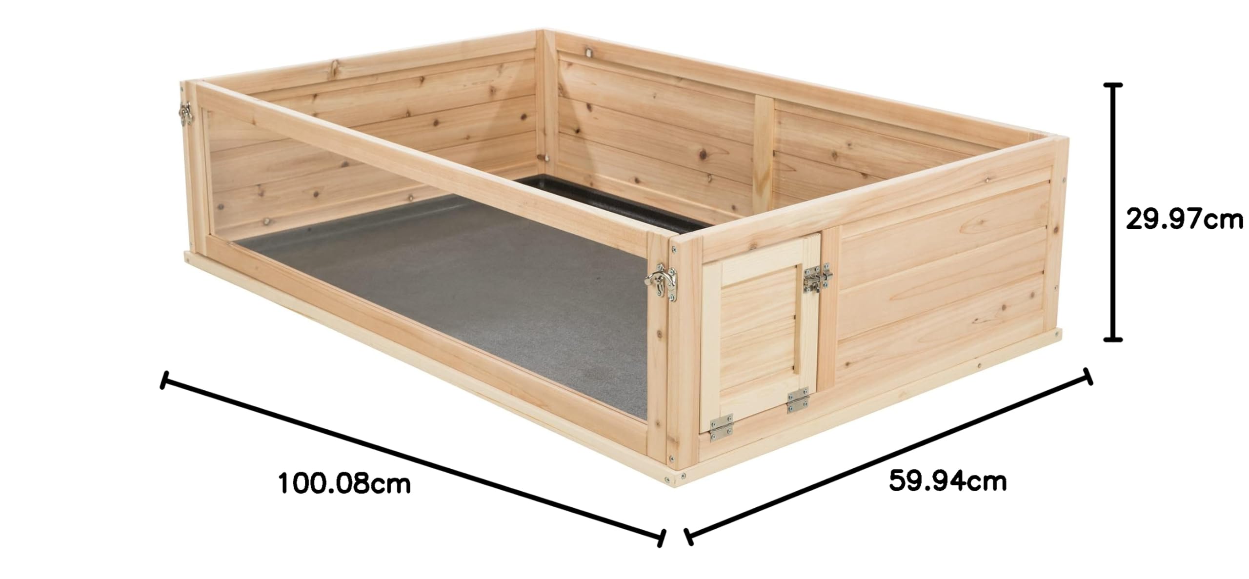 Recinto interno, porcellino d'India, in Legno/plastica, 100 × 30 × 60 cm