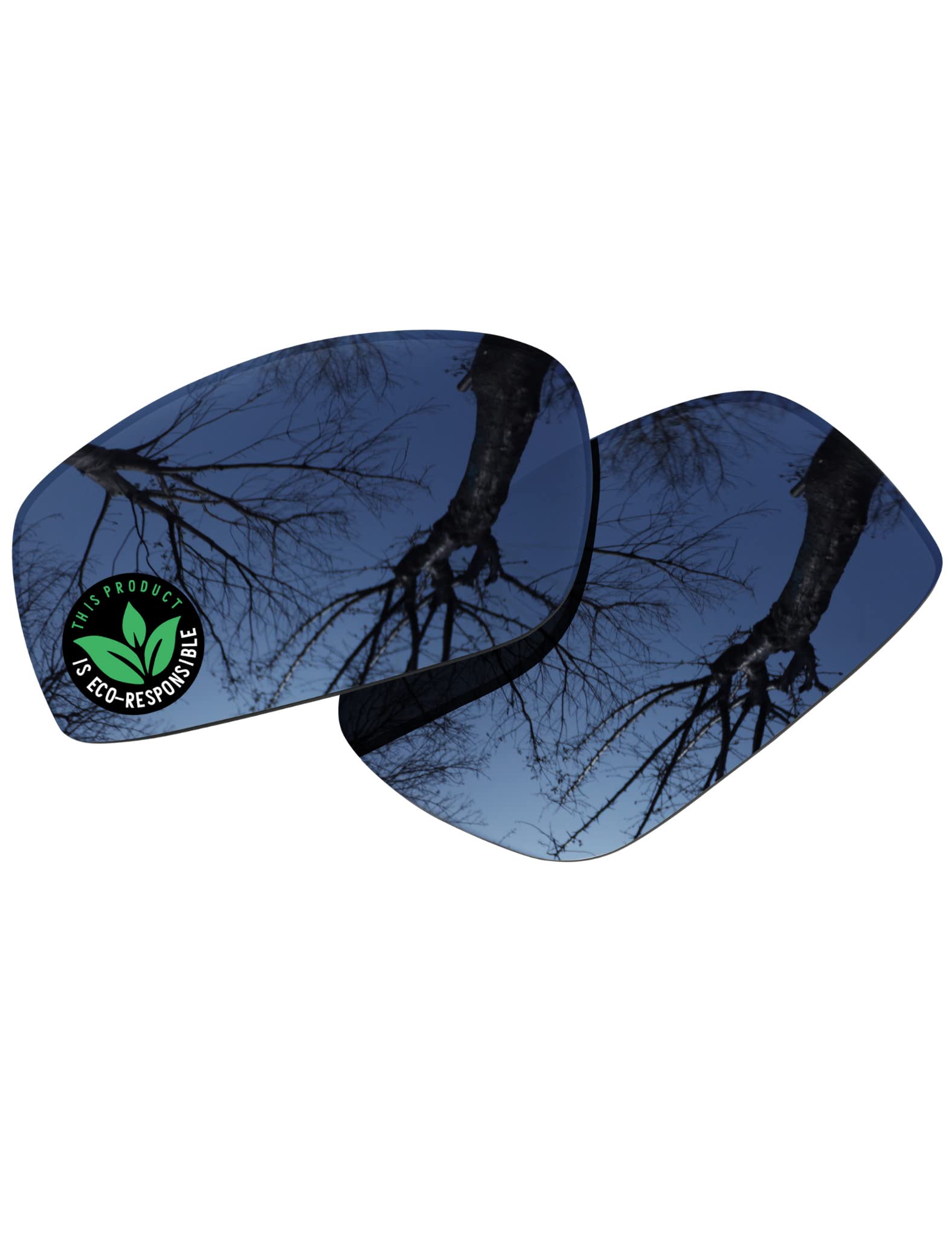 RaydiPolycarbonate Replacement Lenses for Wiley X Valor Sunglasses - Black Chrome Mirror - Polarized