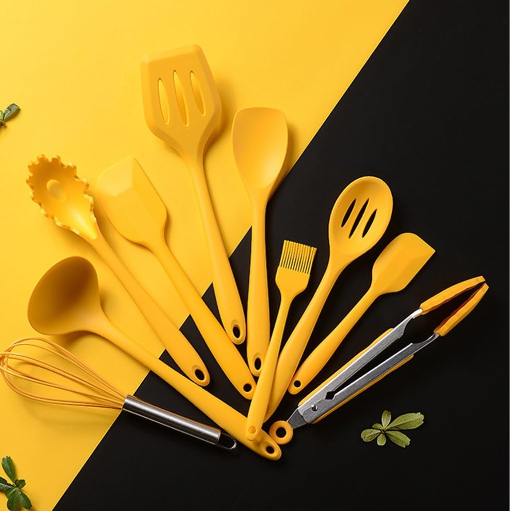 utensilios de cocina set， Cucharas de cocina, utensilios de cocina (10 piezas)