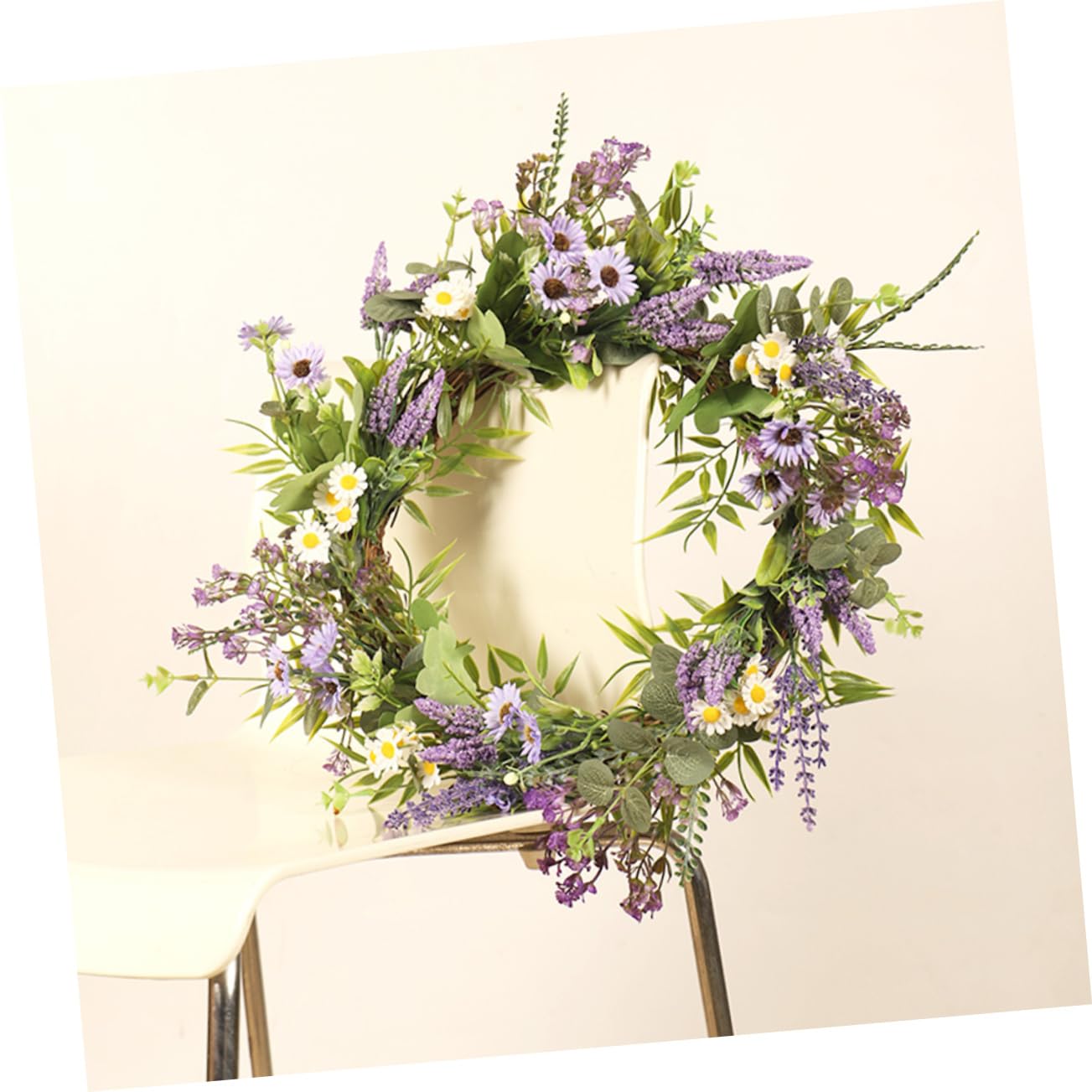 Ghirlanda per Porta Appendibile Elegante Ghirlanda da Porta Primaverile Multifunzione Decorazione per Finestre