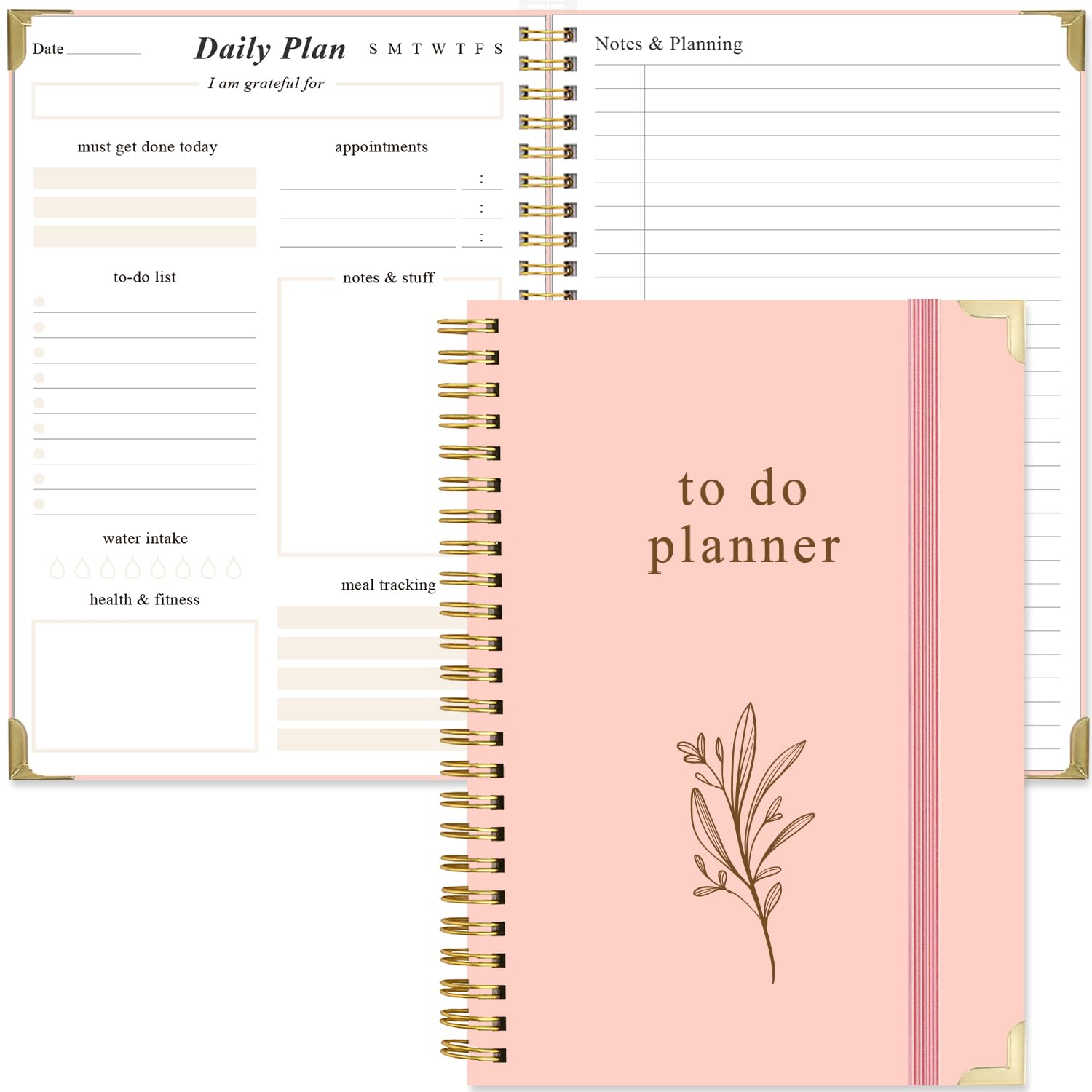 To Do List Notebook, Aesthetic Daily Planner to Easily Organize Your Tasks And Boost Productivity