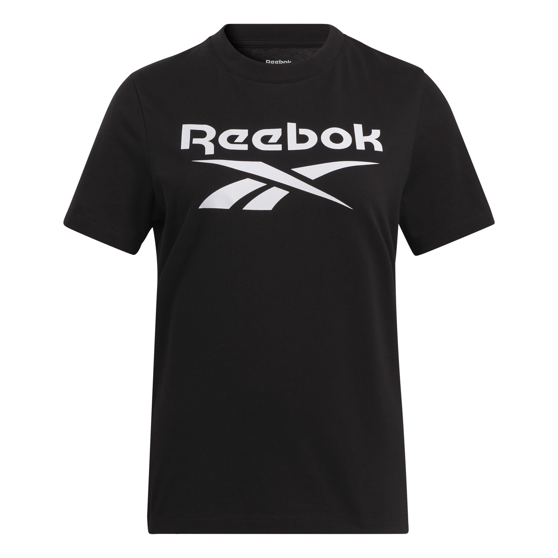 Reebok Identity Big Logo TEE Black Female Training T-Shirts