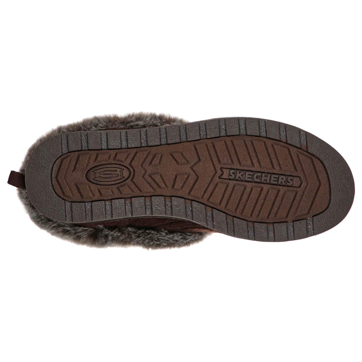 Skechers Keepsakes - Ice Angel, Zapatillas de estar por casa Mujer, Marrón(Chocolate), 41 EU