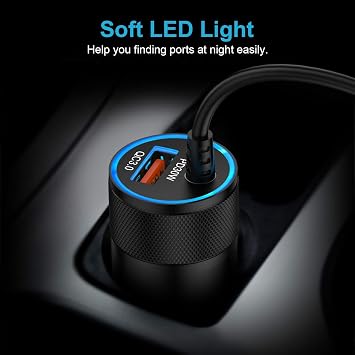 for iPhone 16e 17e 17 18 Pro Max Air, Fast Car Charger Adapter for