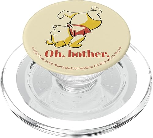 Miniatura 7 de Disney Winnie The Pooh Oh, Bother Vintage Retrato PopSockets PopGrip estándar