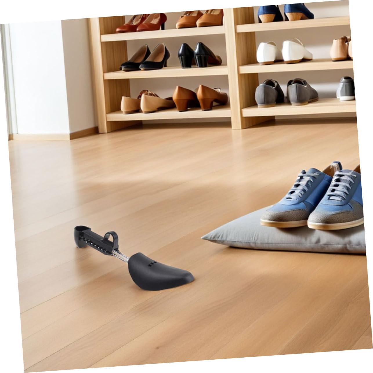 OUNONA Hormas para Zapatos Ajustables de Plástico Resistente para Hombre Soporte para Forma y Evitar Arrugas Zapatillas y Calzado Deportivo
