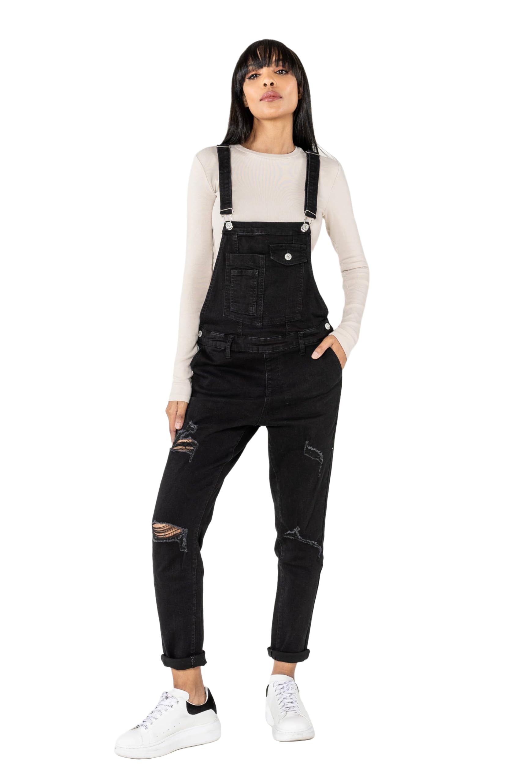 Nina Carter Mono de verano para mujer, estilo vaquero, estilo vaquero