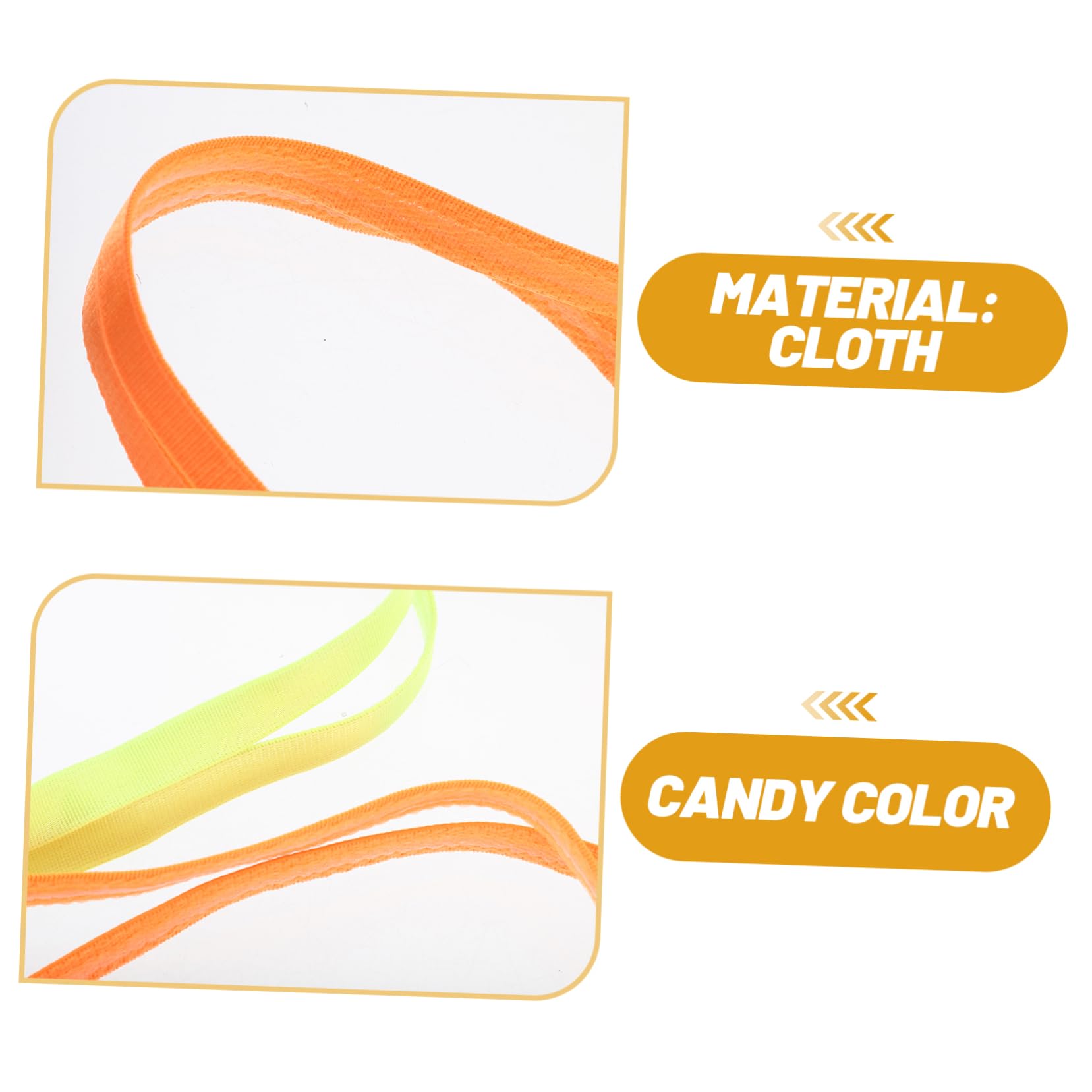 TOYANDONA Diademas Antideslizantes para De Bandas De Cabello Elásticas para Yoga Fluorescente
