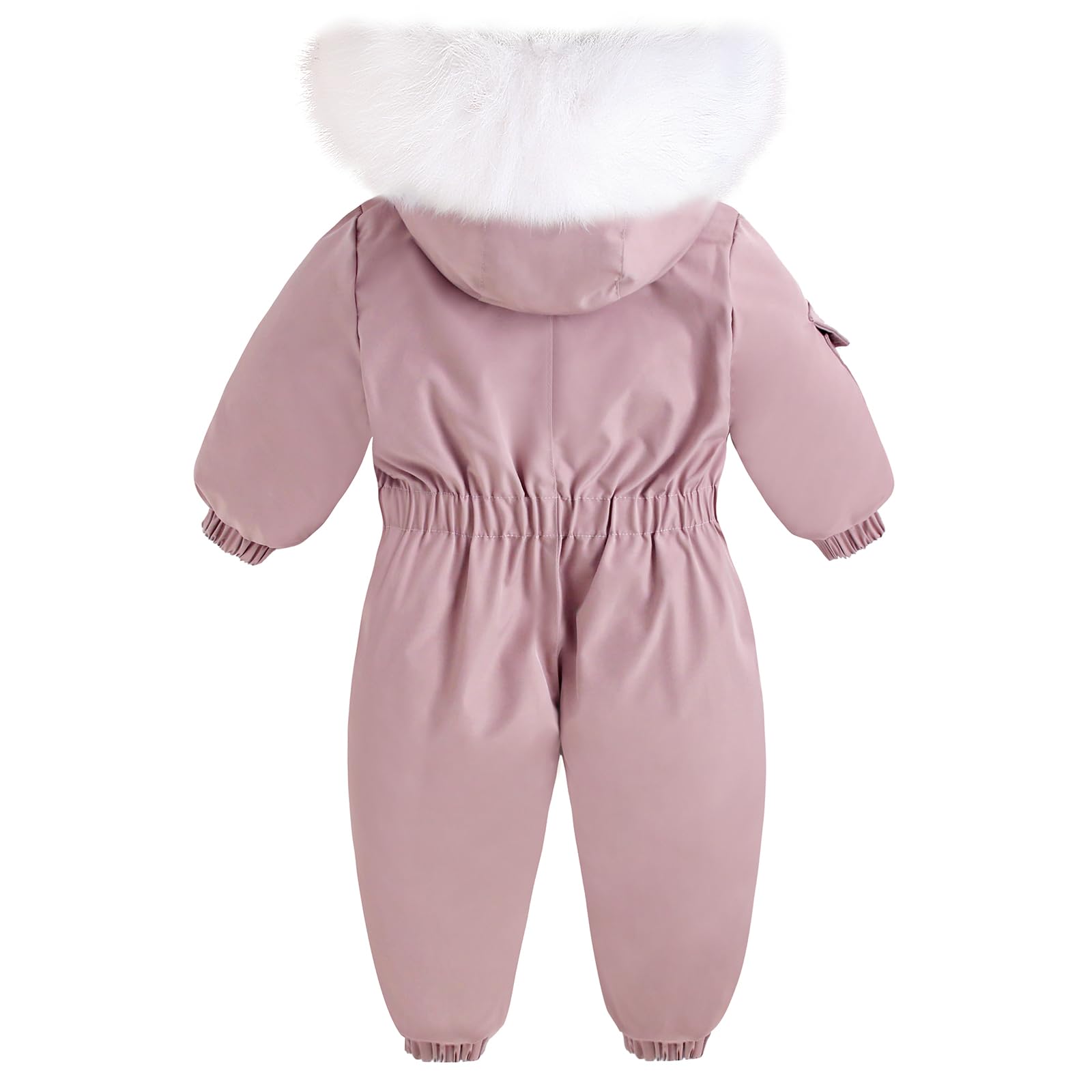 IBOBOOM Baby Snow Suit Toddler Snowsuit 1T Winter Coat Ski Clothes Girl Puffer Jacket 2T