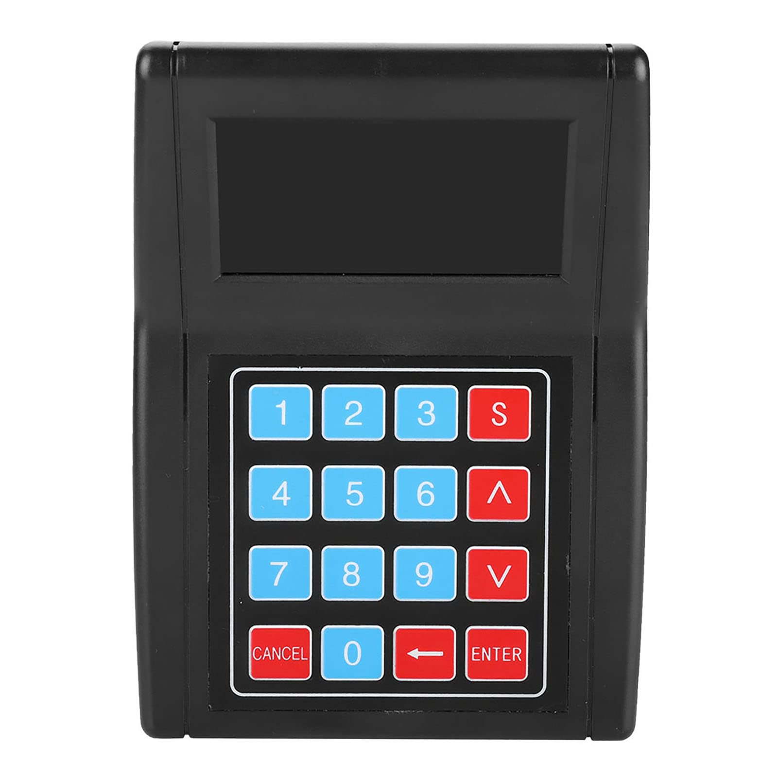 ASHATA Cercapersone Wireless con Sistema,Sistema di Chiamata Ospite Wireless Professionale, 1 Trasmettitore + 10 Ricevitori Sistema di Cercapersone Conveniente per Caffetteria, Snack Bar ECC.(EU)
