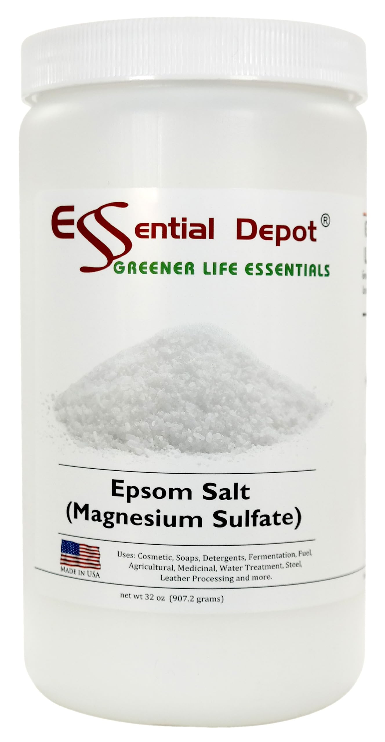 Epsom Salt - Magnesium SULFATE - MgSO4-2 LBS