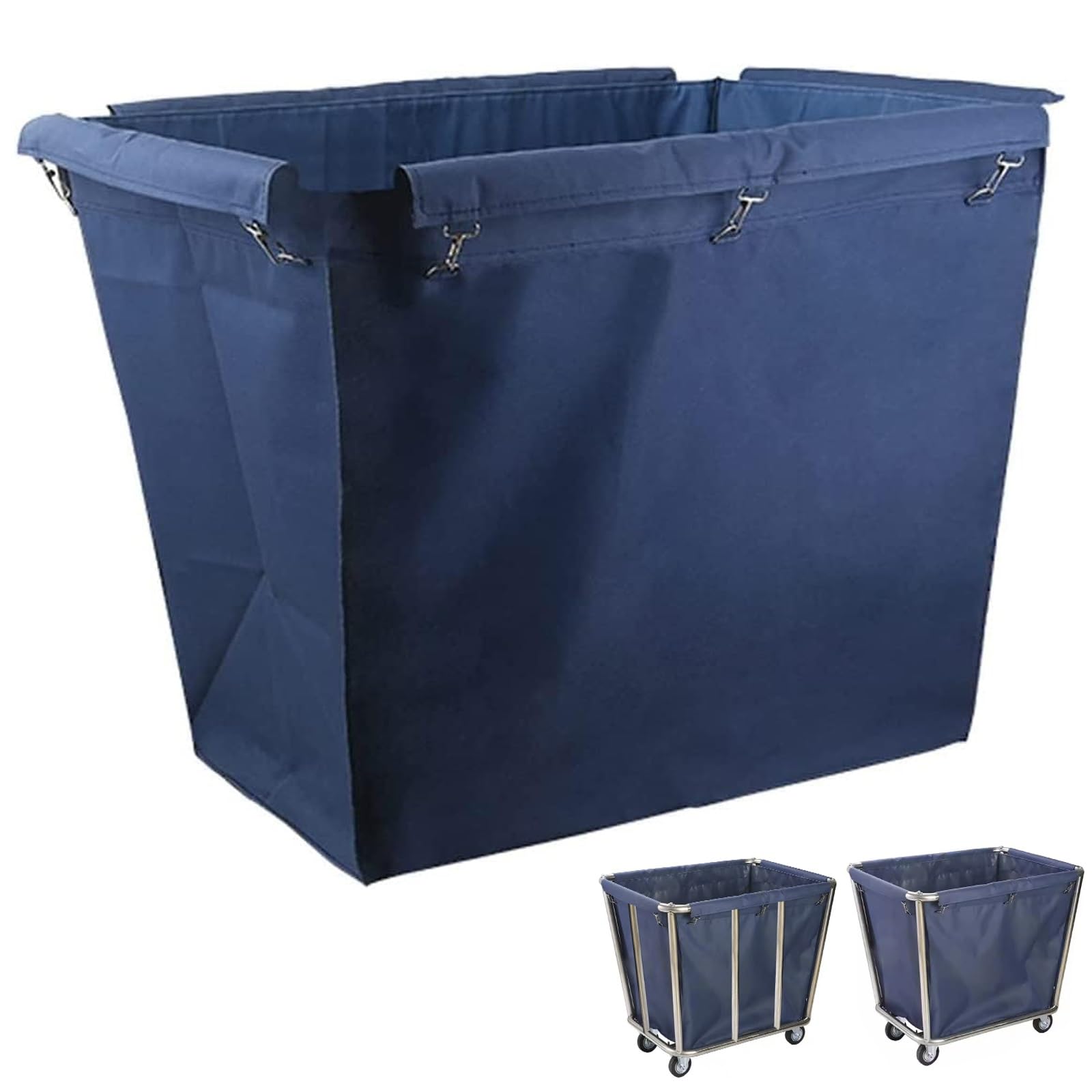 Bolsa de repuesto para carrito de lavandería ideal para organizar ropa familiar en el baño