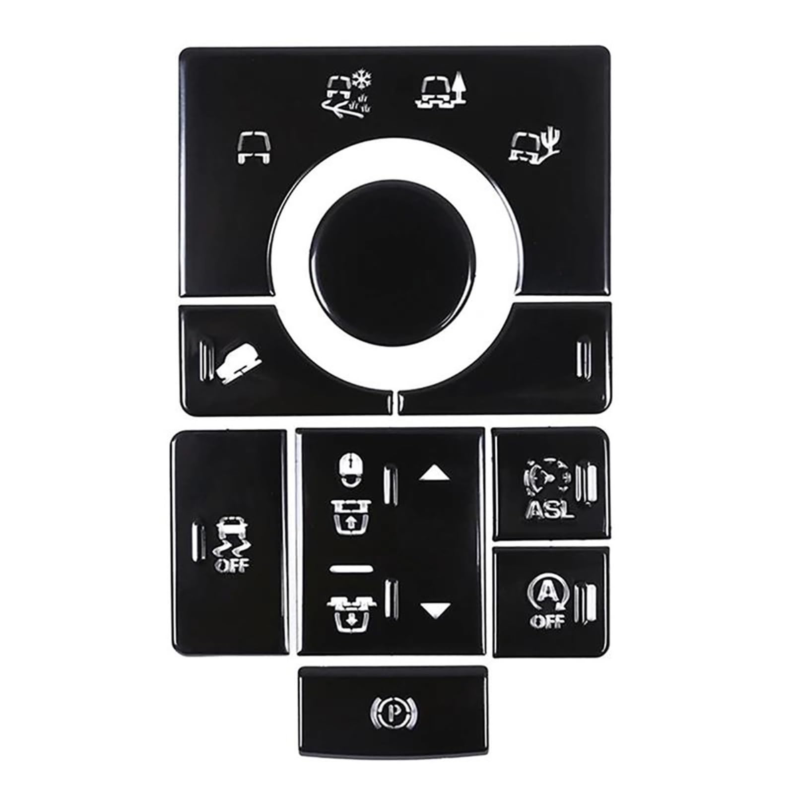 Car Interior Stickers 3Pcs for Alfa for Romeo for Giulia for Stelvio Car Center Consoles Multimedia Knob Circle Cover Trim