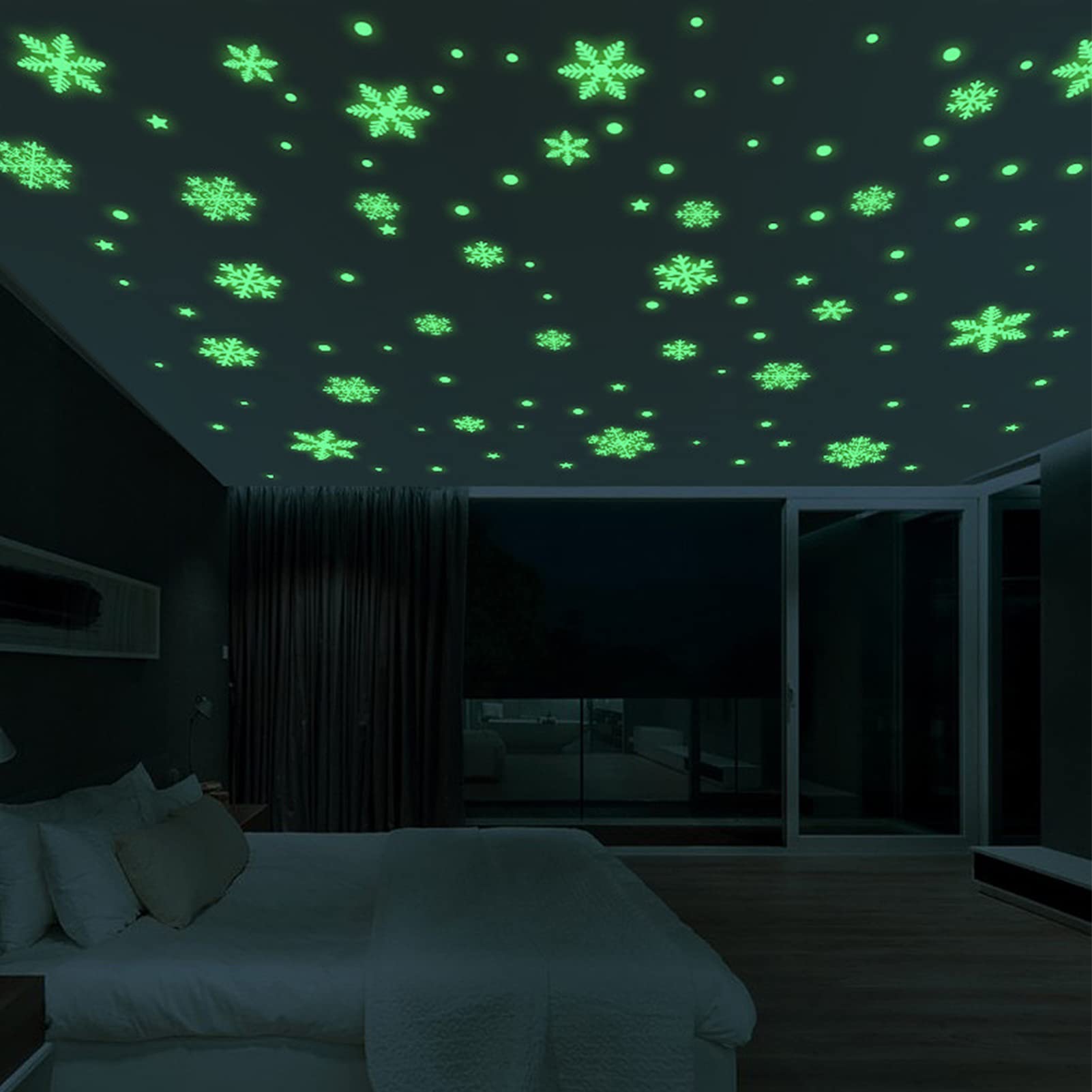 Ipetboom 14fogli Adesivi Per Decorazioni Natalizie Stickers Statici Pvc Per e Festivi