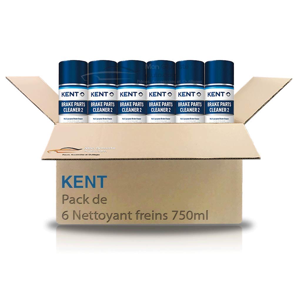 Kent Nettoyant Freins Lot de 6 Brake Parts Cleaner 2-750ml