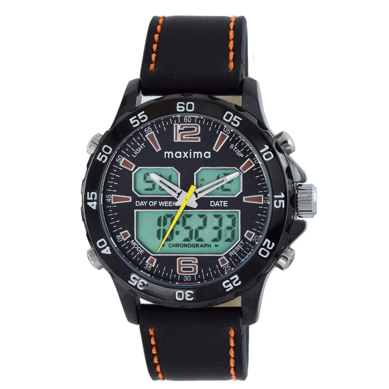 Maxima Analog-Digital Black Dial Mens Watch - 59351LMAN (B0852KQ4T7) Amazon Price History, Amazon Price Tracker