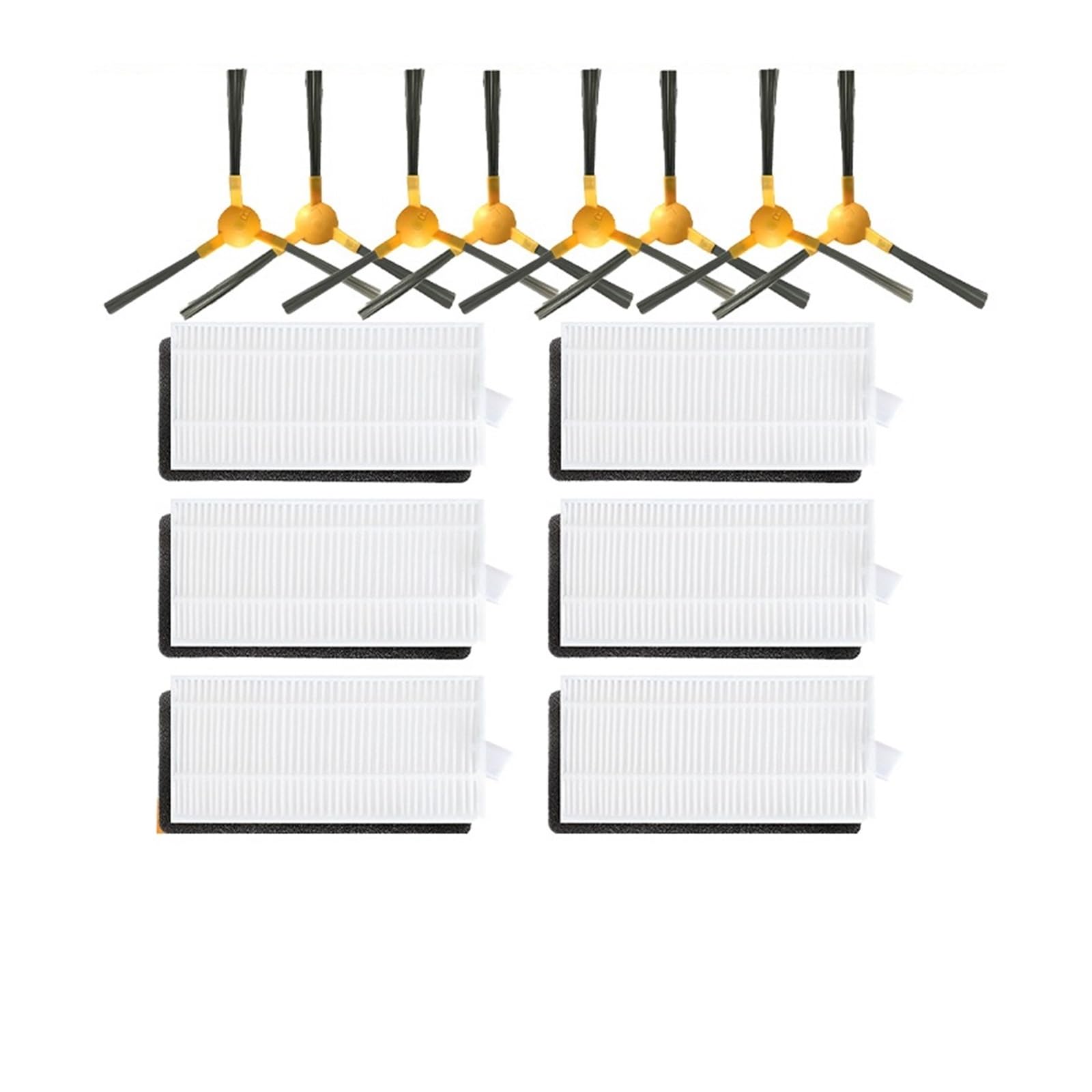 Compatible For Ziglint D5 Compatible for Mamibot Exvac650 / 660 Robotic Vacuum Cleaner Replacement Spare Parts Side Brush Hepa Filter Accessories (Color : Set G)