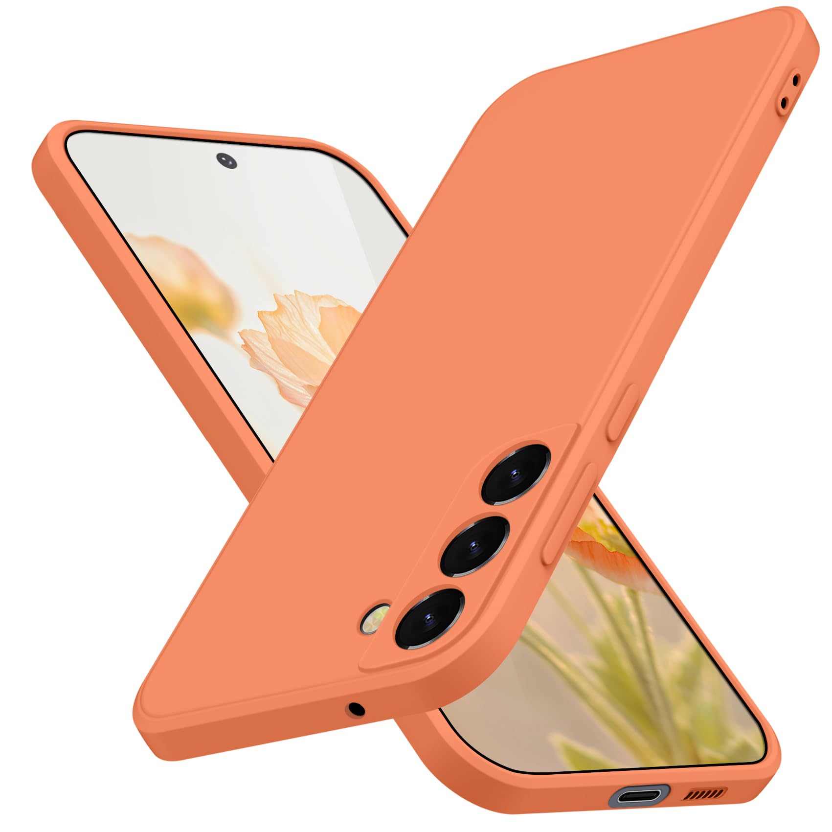 JUNAUTTB for Samsung Galaxy S22 5G Case Liquid Silicone,Full Body Protective,Soft Shockproof Anti Scratch Case for Samsung Galaxy S22 Phone case Slim