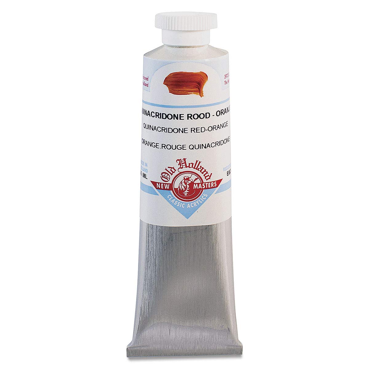 Old Holland New Masters Classic Acrylic 60 ml Tube - Quinacridone Red Orange