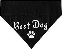 Vista 3 de El mejor collar de bandana de boda para perro, bandana de compromiso ajustable para mascotas con hebilla de liberación rápida y anillo en D