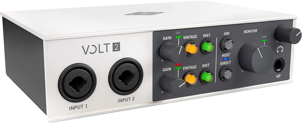 Universal Audio Volt 2 USB Recording Studio Audio Interface