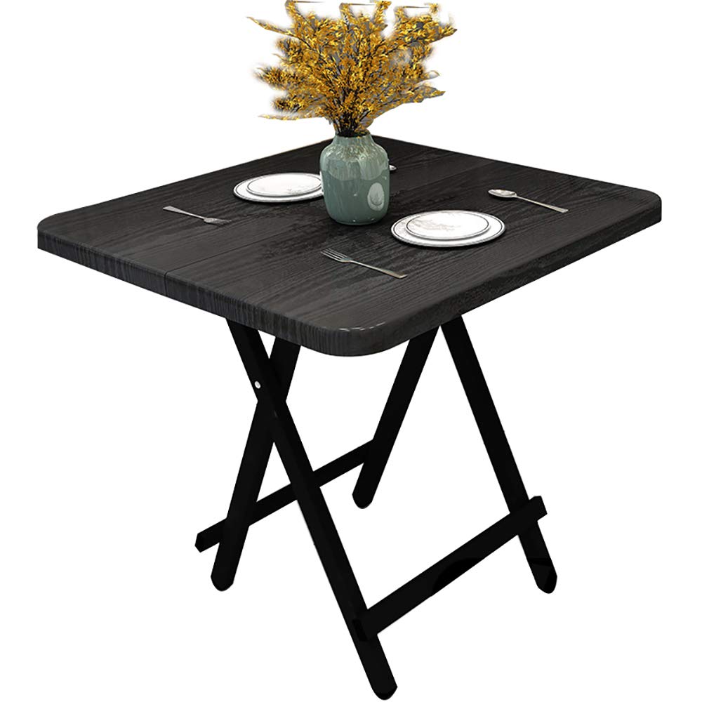 Class Centerfold Folding Table, 6-Feet, White - CLDNBM09 (Black wood grain, 60X60cm)