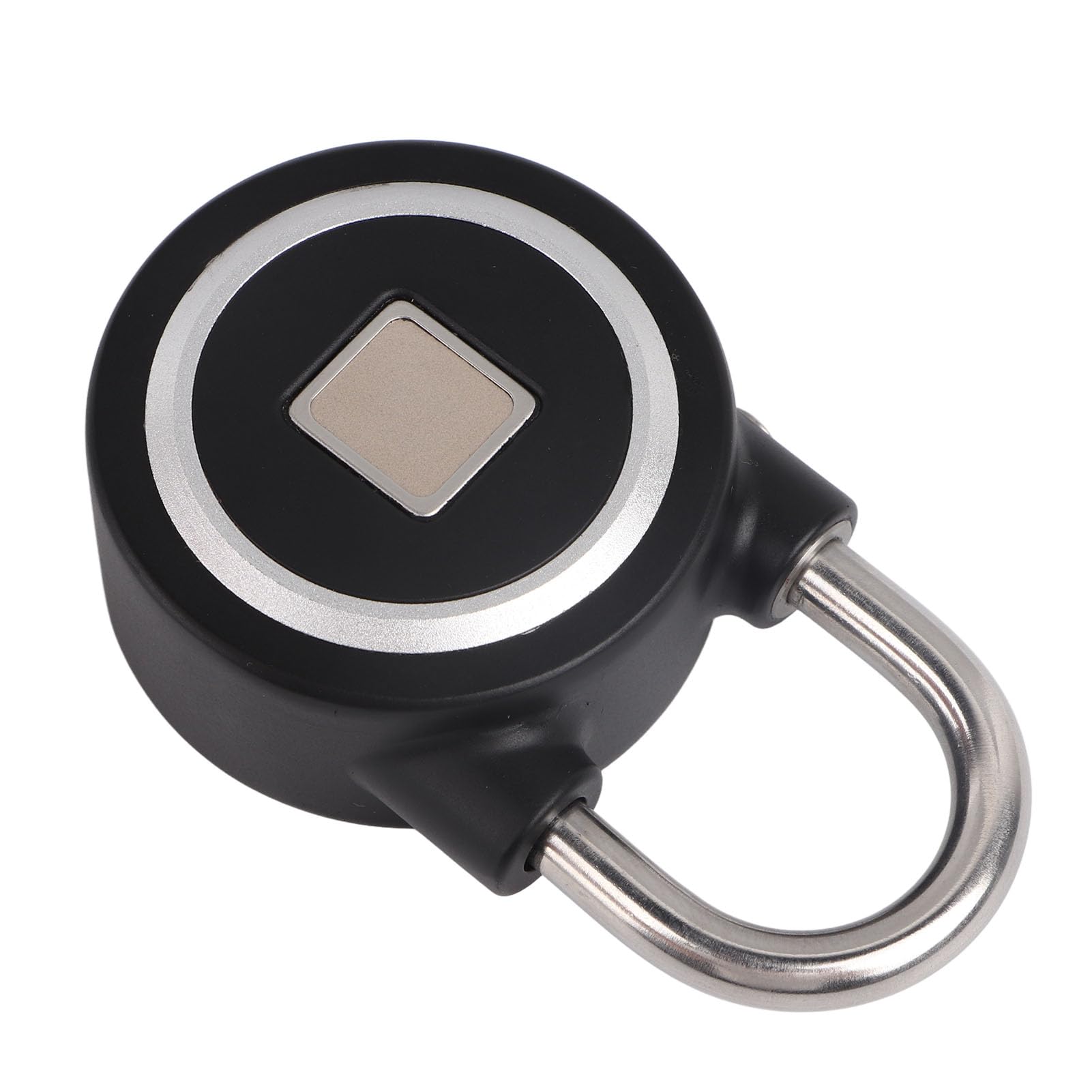 Candado con y Huella Dactilar, Desbloqueo Seguro para Taquilla, Oficina, Gimnasio, Resistente Al Agua IP65 para Control por Aplicación OKLOCK+ (BLACK)